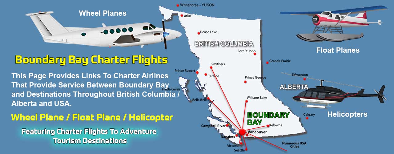 Boundary Bay BC Air Charter Directory
